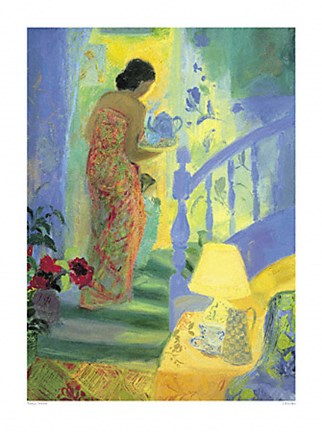 Framed L'Escalier Print