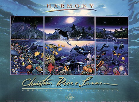 Framed Harmony [foil] Print