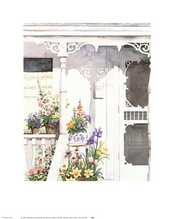 Framed Victorian Porch Print