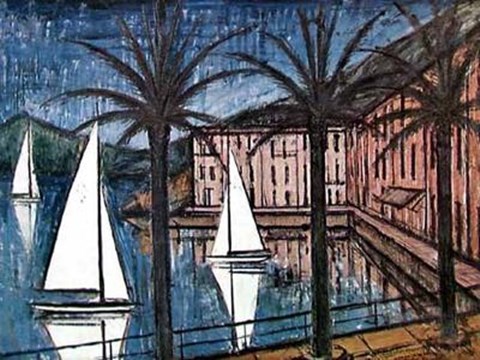 Framed Port of Beaulieu Print