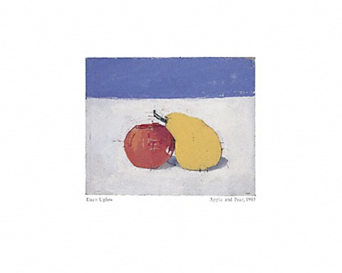 Framed Apple and Pear, 1985 Print
