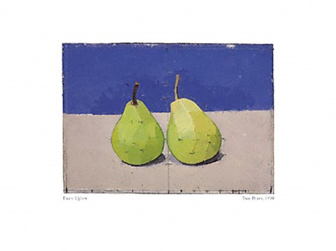 Framed Two Pears, 1990 Print