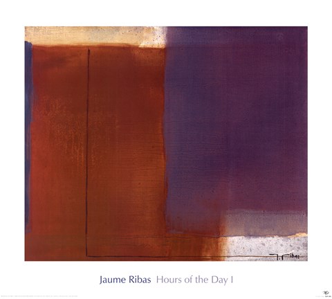 Framed Hours of The Day I Print