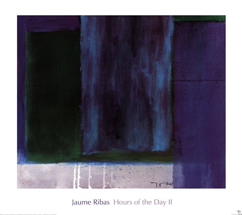 Framed Hours of The Day II Print