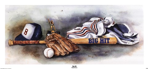 Framed Big Hit (Lg) Print