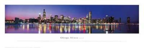 Framed Chicago Illinois - Series 3-Ov Print