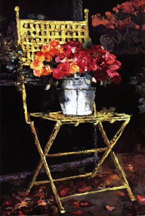 Framed Au Nom De La Rose Print