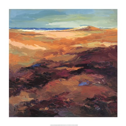 Framed Light At Dusk Print