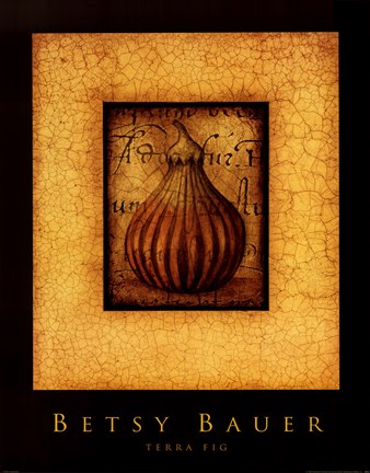 Framed Terra Fig Print