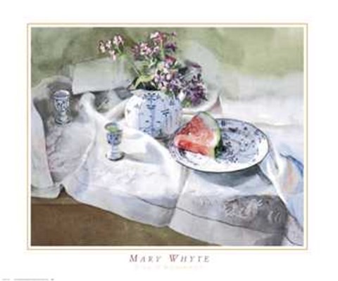 Framed Slice of Watermelon Print