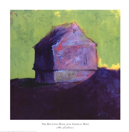 Framed Haunting Magic of an American Barn I Print