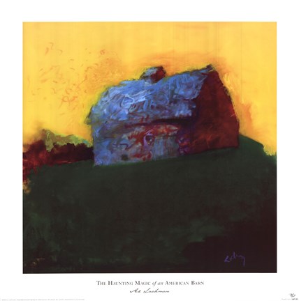 Framed Haunting Magic of an American Barn II Print