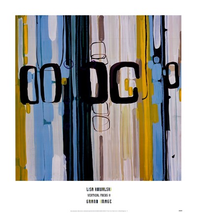 Framed Vertical Focus II Print