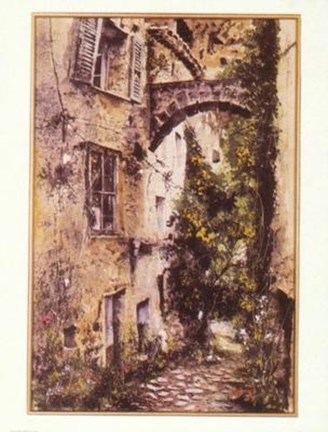 Framed Mougins France Print