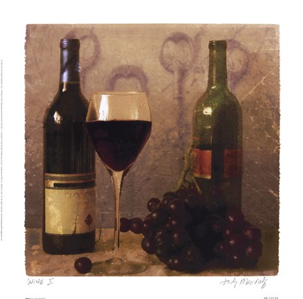 Framed Wine I Print