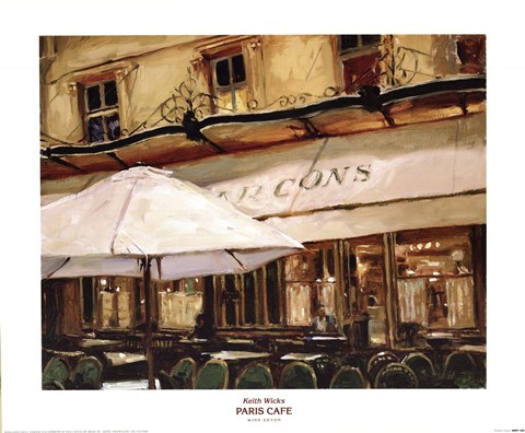 Framed Paris Cafe Print