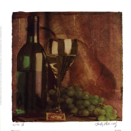 Framed Wine II Print
