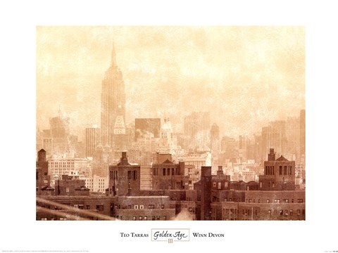 Framed Golden Ages III Print