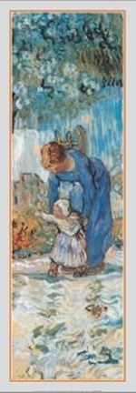 Framed First Steps (Detail) Print