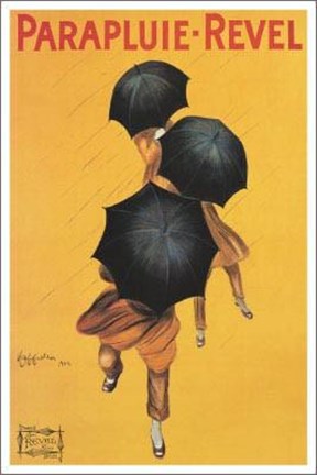 Framed Parapluie-Revel, 1922 Print