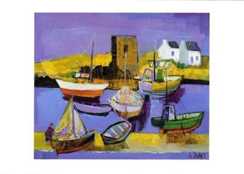 Framed La Lauve A Magagnosc Print