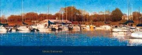 Framed Grapevine Lake, Texas Print