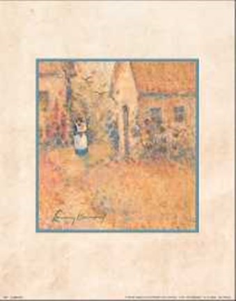 Framed Garden Stroll Print