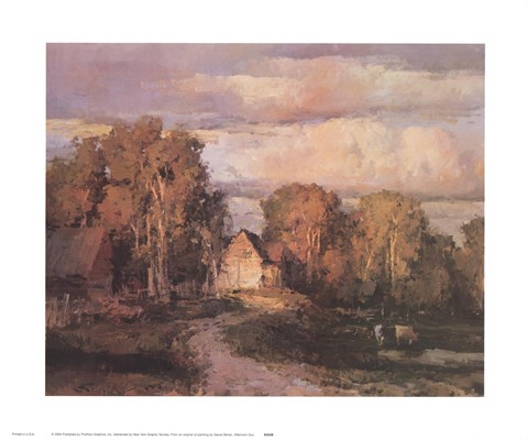 Framed Afternoon Sun Print