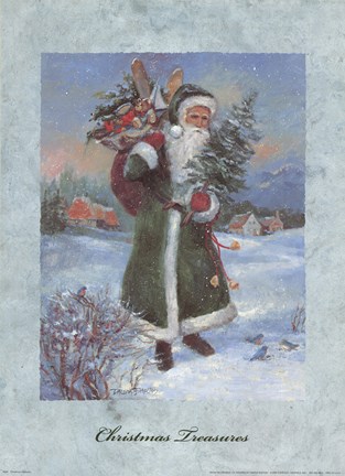 Framed Christmas Treasures Print