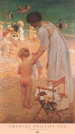 Framed Bathing Hour Print