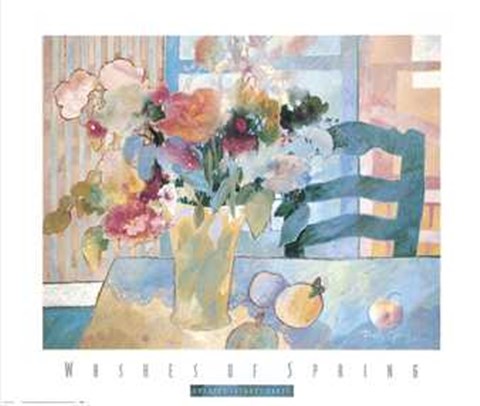 Framed Washes of Spring Print