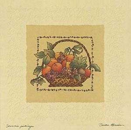 Framed Season's Pickings Print