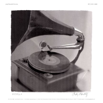 Framed Victrola Print