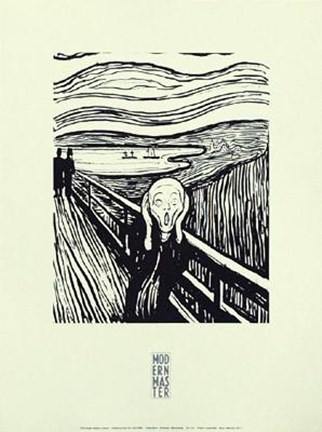 Framed Scream, c.1893 (Etching) Print