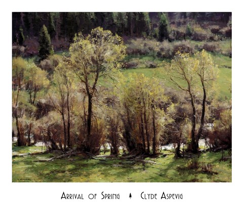 Framed Arrival Of Spring Print