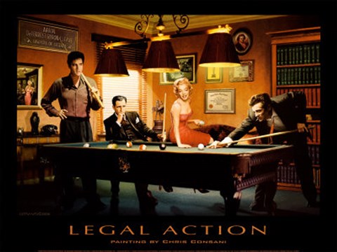 Framed Legal Action Print