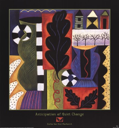 Framed Anticipation Of Quiet Change Print