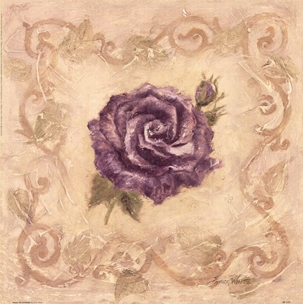 Framed Rosier De Lavendre Print