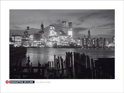 Framed Manhattan Skyline Print