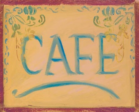 Framed Cafe Print
