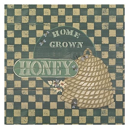 Framed Home Grown Honey Print