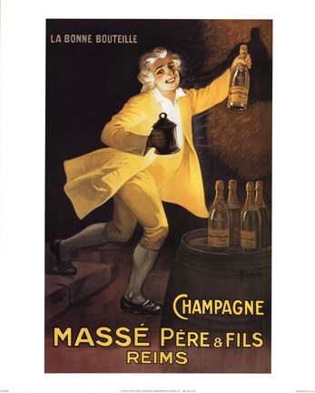 Framed Masse Pere Fils Print