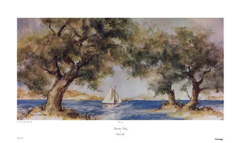 Framed September Sailing Print