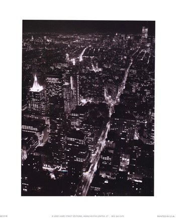 Framed Manhattan Print