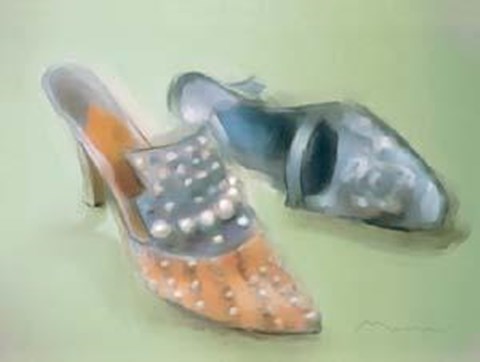 Framed Shoes I Print