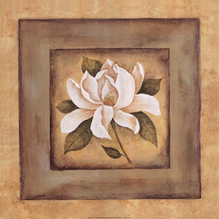 Framed Magnolia 1 Print