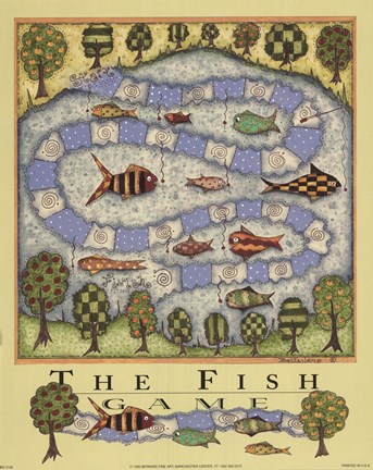 Framed Fish Game Print
