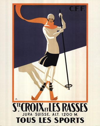 Framed Ste Croix Print