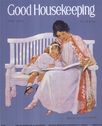 Framed Good Housekeeping June 1924 Print