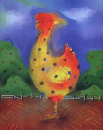 Framed She She Spotted Print